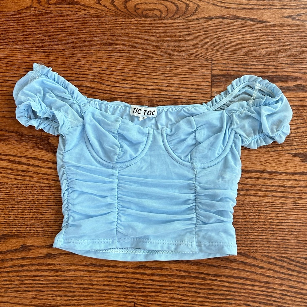 Blue Elegant Top